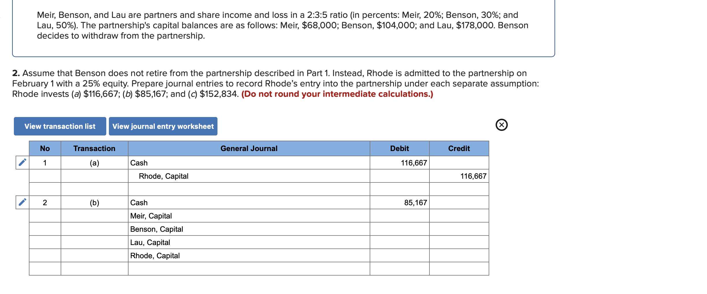 this is accouting question. thank you so much. Meir, Benson, and Lau