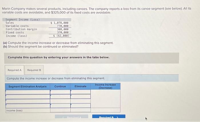 please help me with the fill below, part a and b Marin