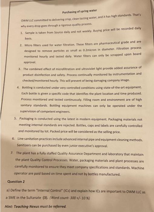  please answer questions A,B,C using the case study. (please mind the