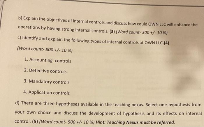 word count) (please read the scenario) (case study) (question) (scenario) 3. The