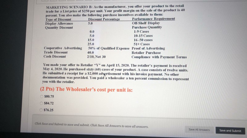 $50 per unit. As the season drew to a close, management marked