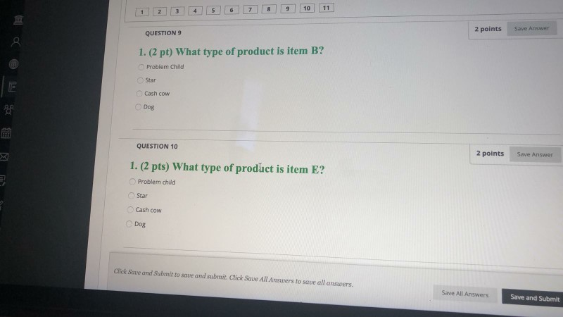 sweaters sold? 8.69% 66.70% 40.00% 133.30% 10.00% Click Save and Submit to