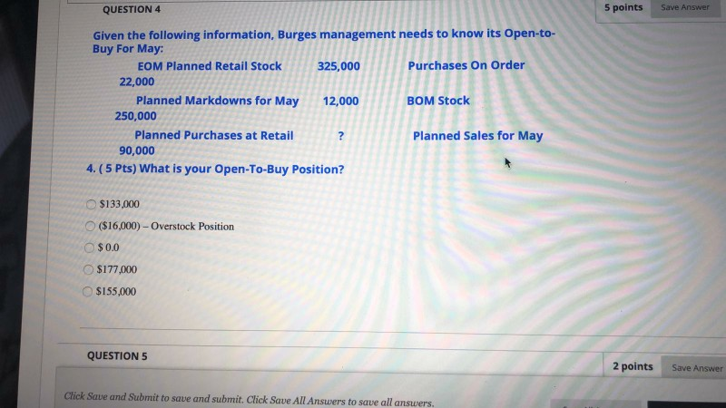 at $30 per unit? 8.69% 66.70% 133.30% 10.00% 40.00% QUESTION 3 2