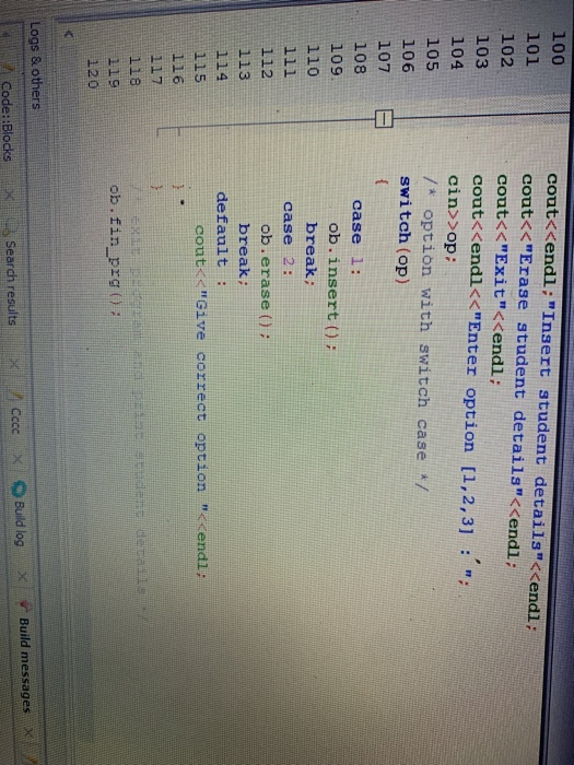 class student EE private: y private variable int k,1,P: te art struct