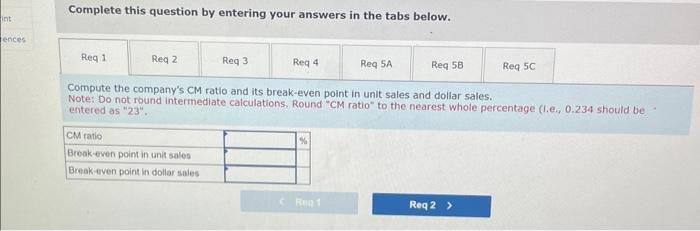 I am adding the problem and the answer box format where the