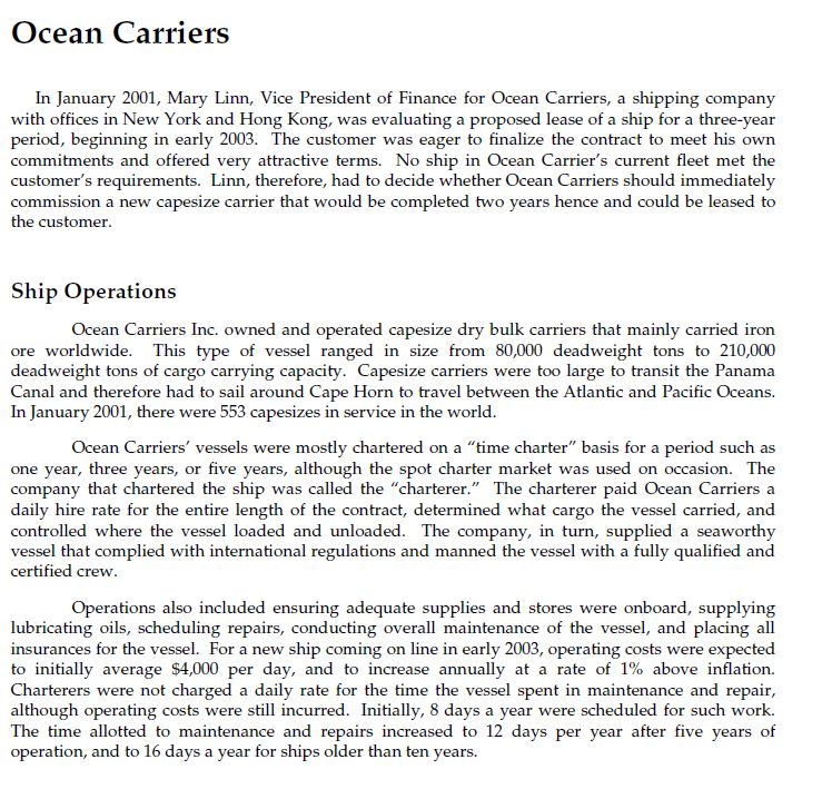 time was $22,000 per day. 1 With Australian production in iron ore