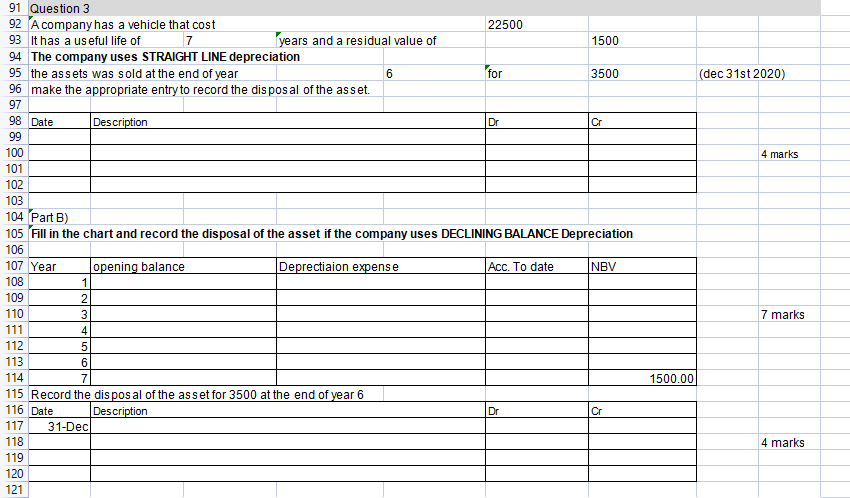  for (dec 31st 2020) 4 marks 91 Question 3 92 A