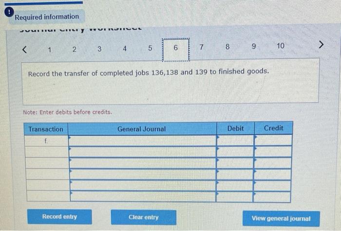 record use of the following labor for the month. These wages were
