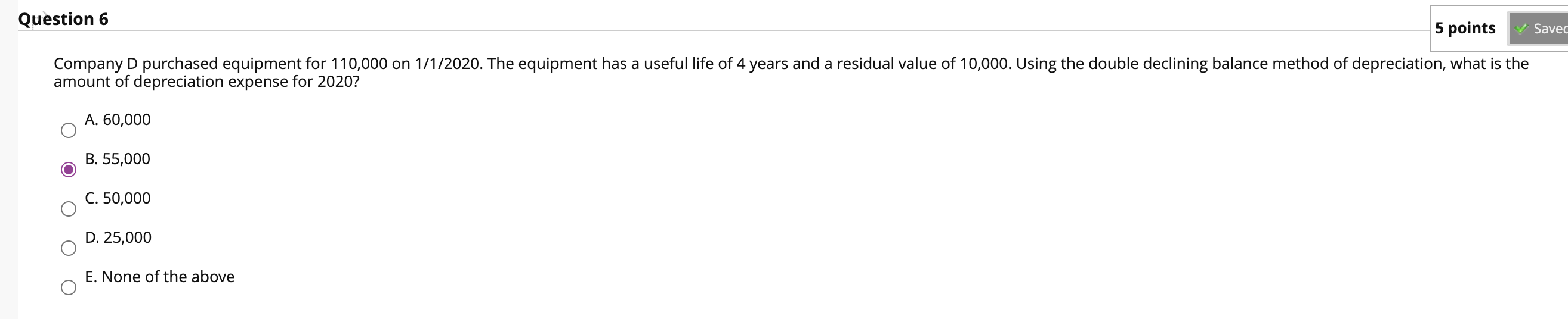 amount of depreciation for each year depending on the units-of-production for that