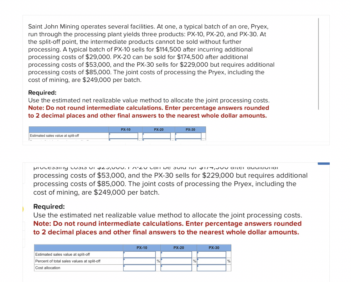  Saint John Mining operates several facilities. At one, a typical batch
