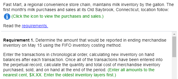  please clean graph preferred to be typed, please Fast Mart, a