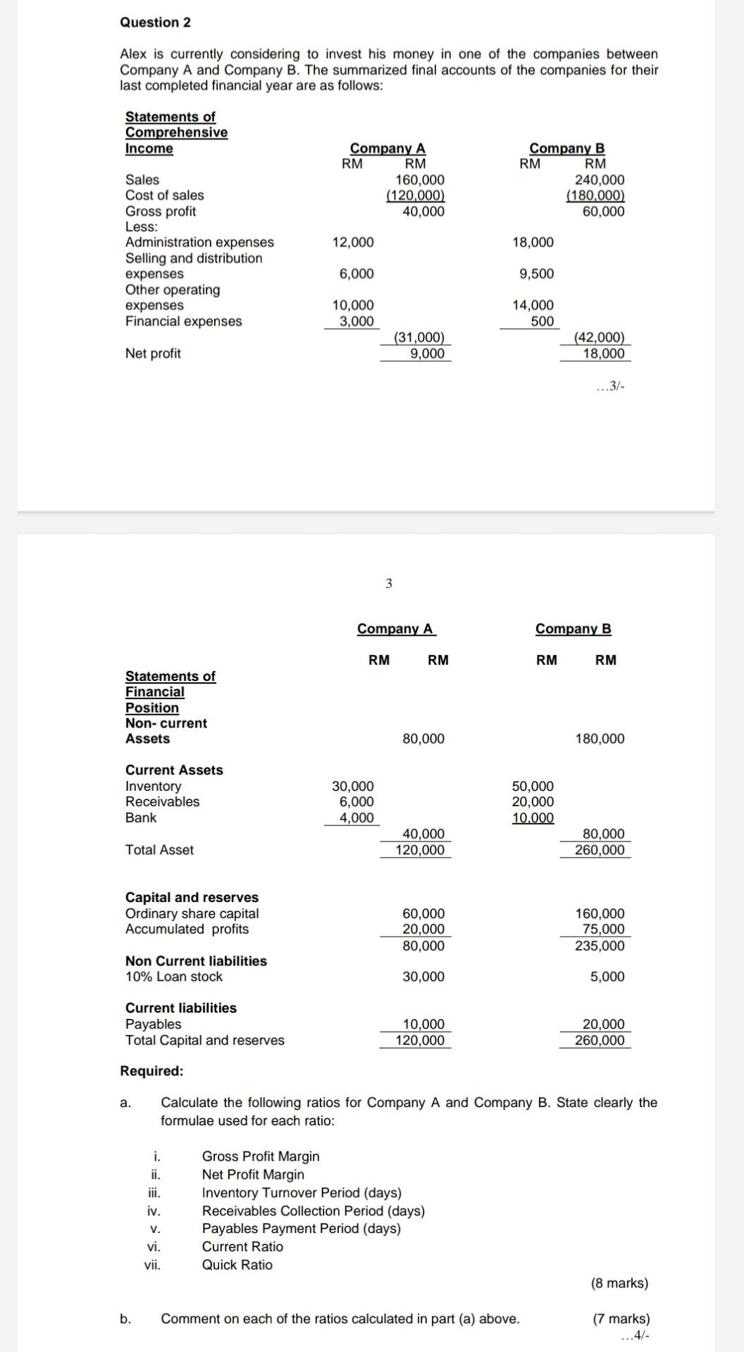 please help me solve the problem, thanks. Question 2 Alex is currently