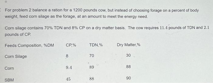 That is all the information I was given. For problem 2