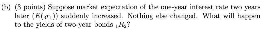 interest rate is 1R1=5%, and the yields of two- and three-year bonds