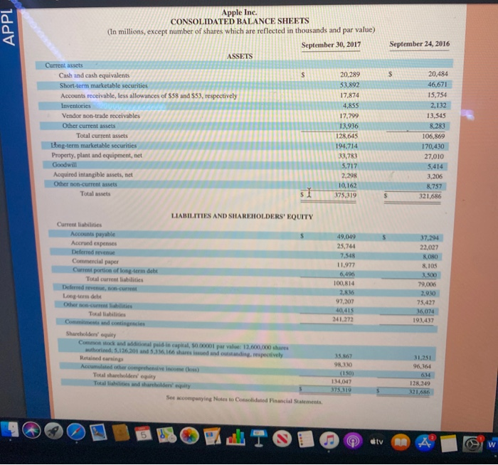 position to pay interest obligations? Assume an industry average 3. Identify Apple's