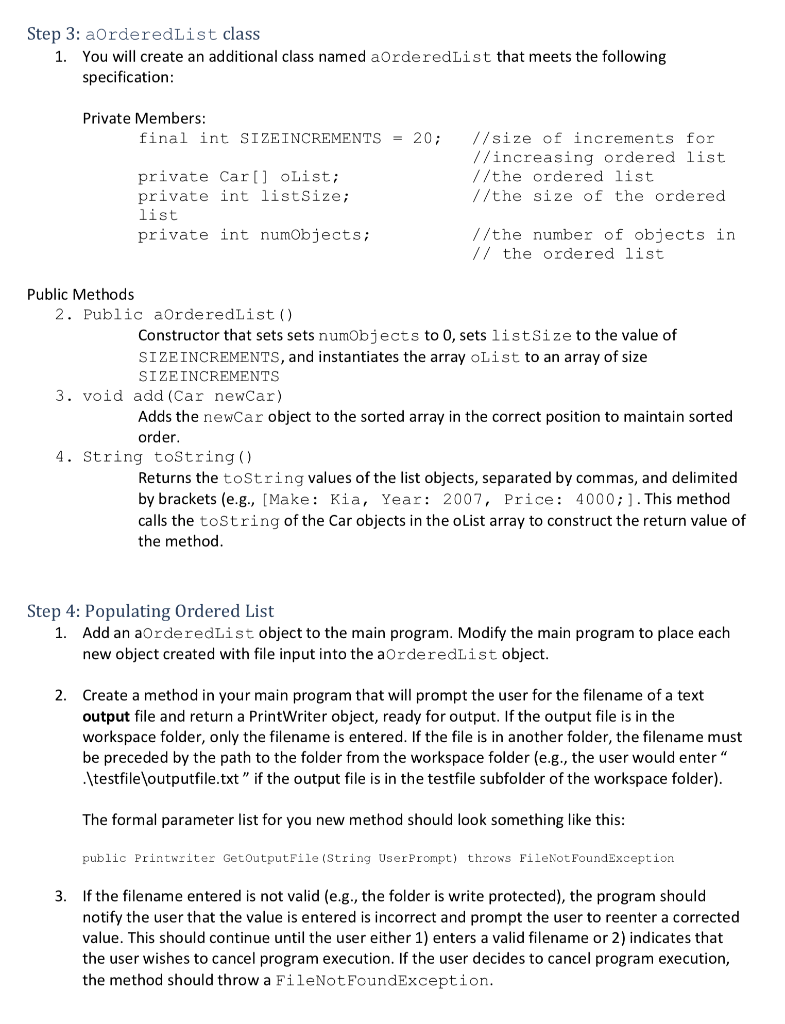 there are times when we need to create our own specialized classes