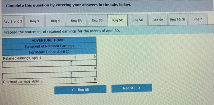 4 The company purchased $1,300 of office supplies for cash. April 10
