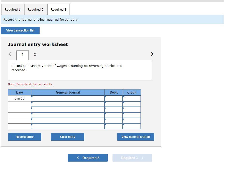 Jan 5 December 1 Prepaid a 24 month insurance policy (coverage starting