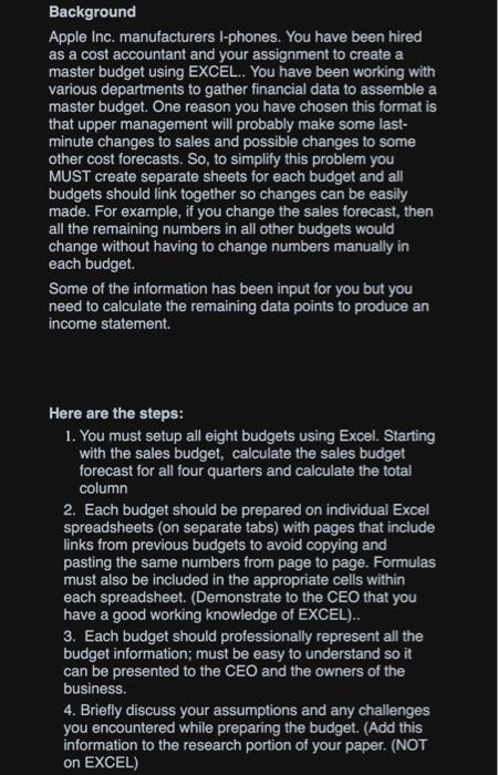 This is all the imformation given. I would really appriciate the help.