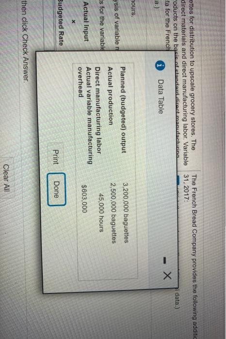 upscale grocery stores. The company has two direct.cost categories direct materials and