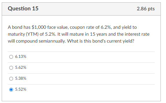 price of a zero-coupon bond (that is, a bond that will not