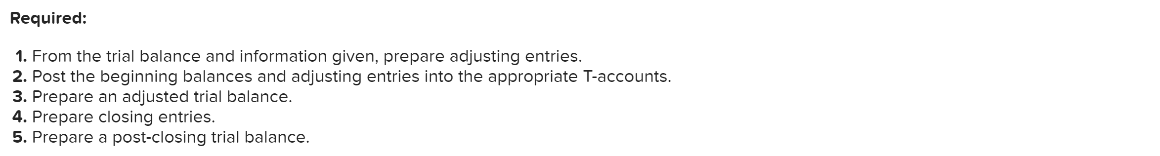 entry is required for a transaction/event, select "No journal entry required" in
