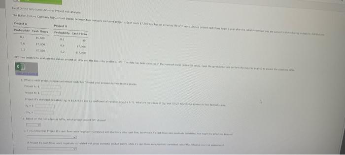  Fratice. 1 Project risk analysis D Costs, Projects A and B