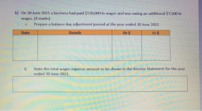 and CALCULATIONS are required for ALL journals a) On 1 February 2021,