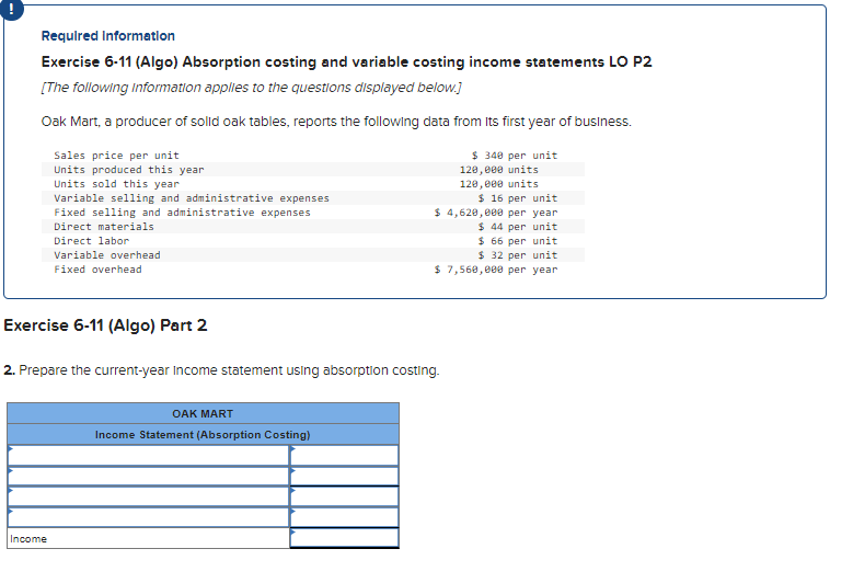 statements LO P2 [The following information applies to the questions displayed below.]