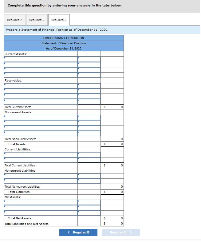 Record the year-end closing entry for net assets without donor restrictions. Note: