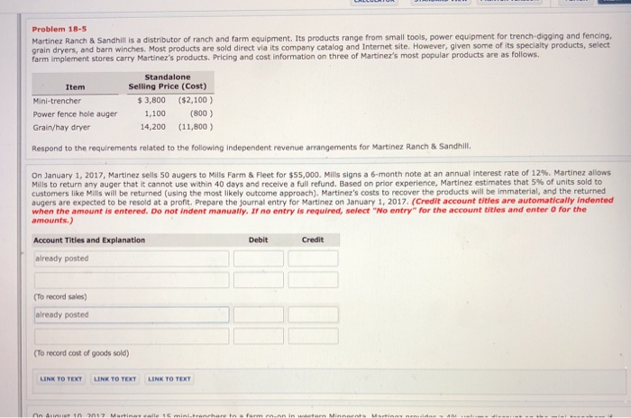  Problem 18-5 part 2. (Ive already posted part 1, please answer