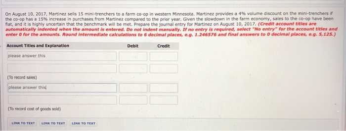 part 2) Problem 18-5 Martinez Ranch & Sandhill is a distributor of