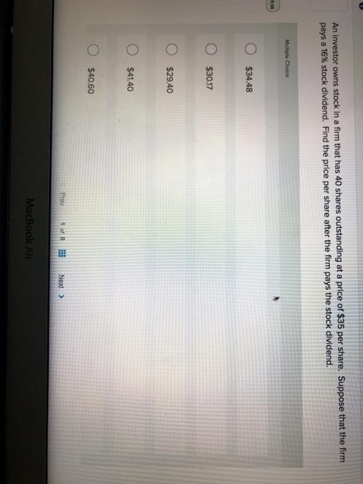  A 34.48 B 30.17 C 29.40 D 41.40 E 40.60 F