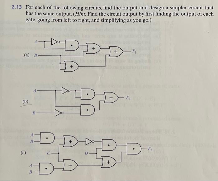 please show work. will upvote 2.10 Illustrate the following equations using circuits