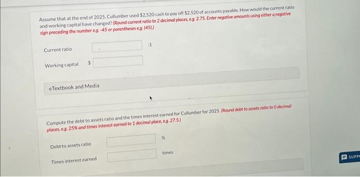 im just a bit confused, thank you. Cullumber Company provides you with