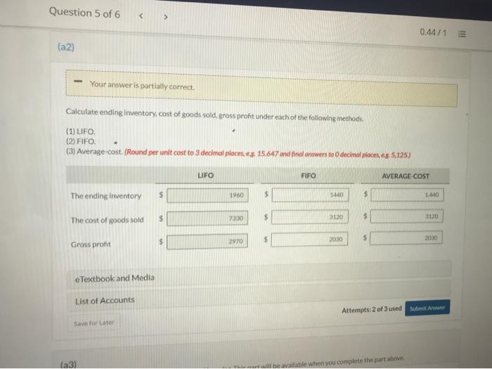 of 6 0.44/1 E View Policies Show Attempt History Current Attempt in