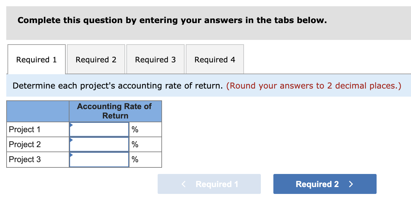 Hearne Company has a number of potential capital investments. Because these projects