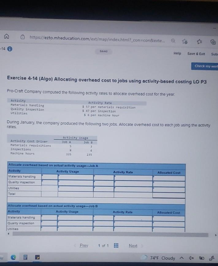 A @ https//ezto.mheducation.com/ext/map/index.html?_con=con&exte... to Seved Help Save & EX Subs Check