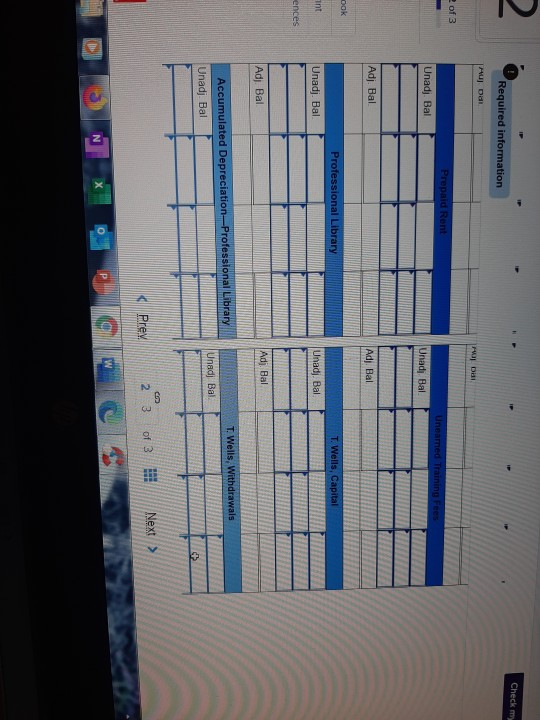 and unearned revenues in balance sheet accounts. Its unadjusted trial balance as