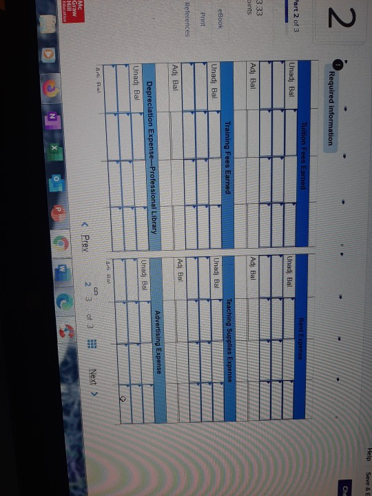 of December 31 follows along with descriptions of items a through h