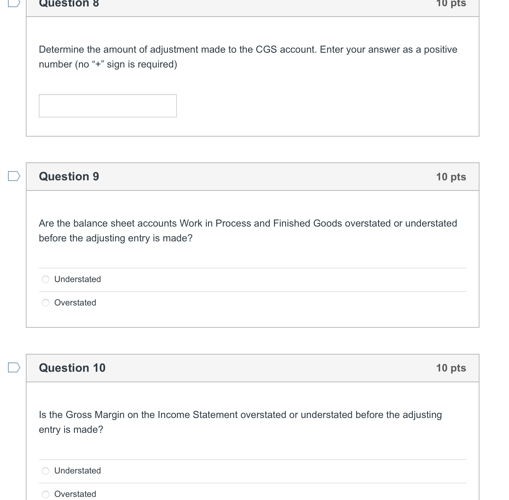 the basis of direct material costs. JMS estimated its manufacturing overhead for