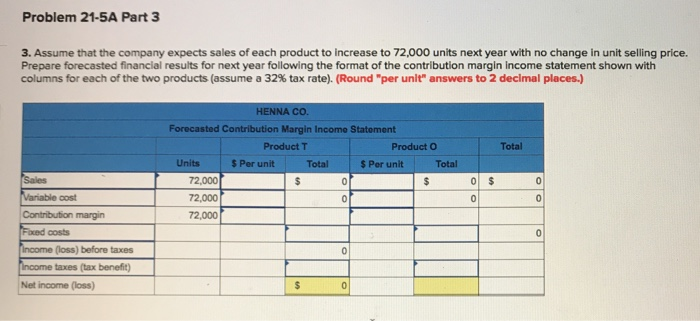 different cost structures, and income calculations LO C2, A1, P4 The following
