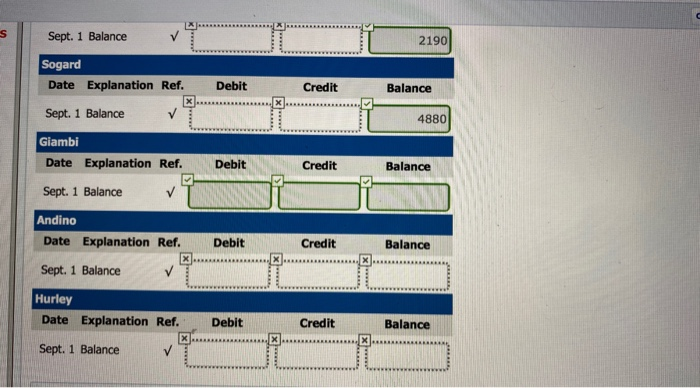 of the Accounts Receivable control account in the general ledger of Oriole