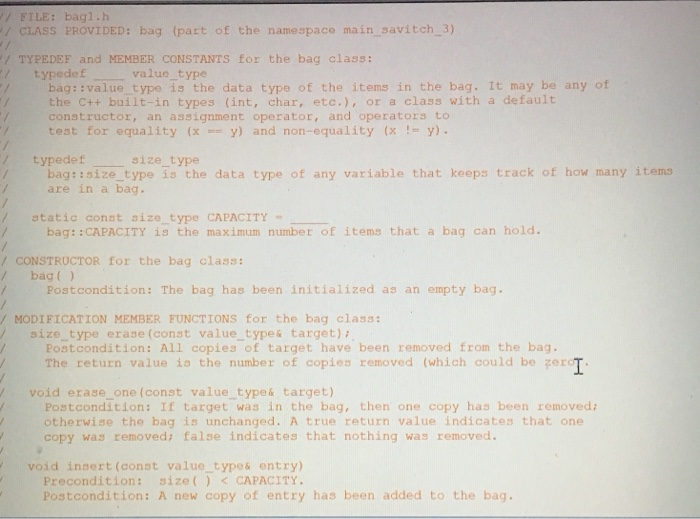code must implement the style guidelines of the author (preconditions, postconditions, a