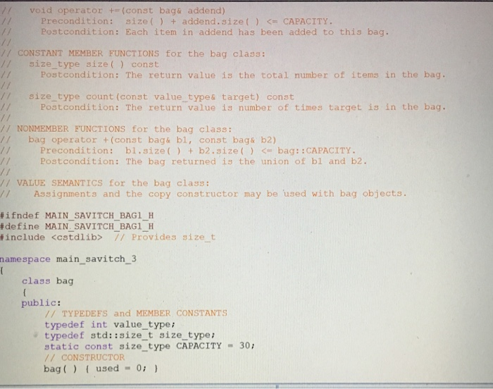 unit test style - test each implemented fnction and clearly label your