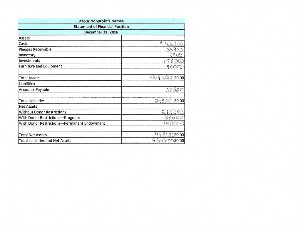 going concern, capital structure, program effectiveness, efficiency, fundraising ratio, fundraising efficiency, and