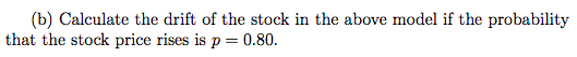 of a digital option. 5. (a) Suppose that a stock currently trades