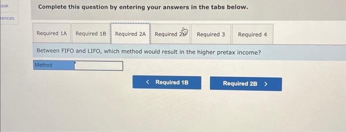 of a periodic inventory system, compute Cost of Goods Sold under each