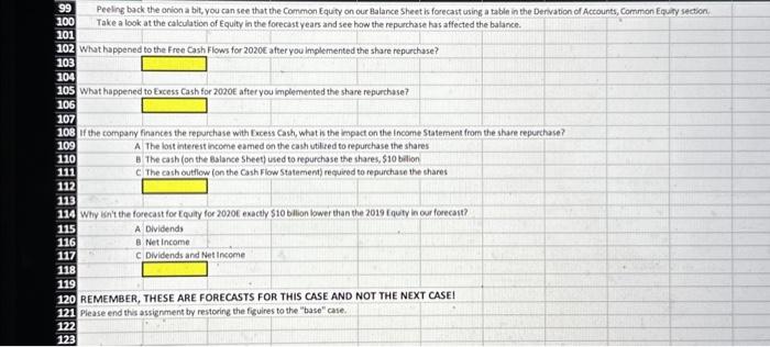 revenues and EPS wo used in the last CASE Simple forecast. This