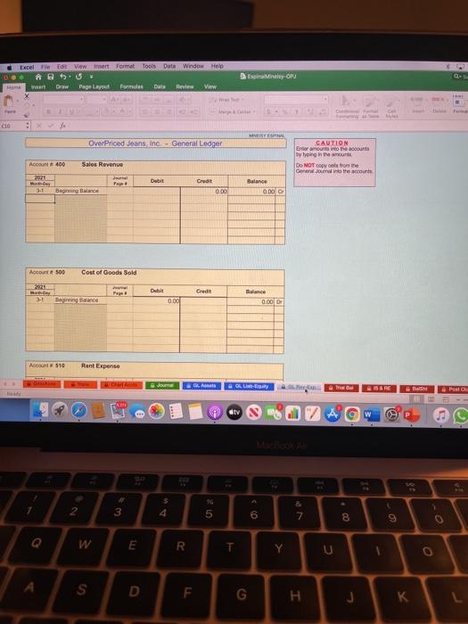 of how to do March Pay of the 10.000 Note Payable owed